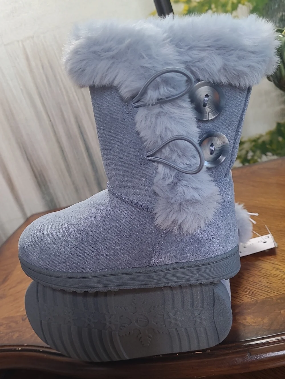 New with tags! Jumping Beans Noraa Girls 7 toddler faux suede blue ankle boots